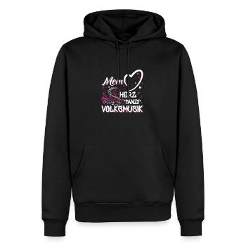 Volksmusik Party Dorffest Ouftit Deutsche Schlager - Männer Premium Bio Hoodie - Schwarz - Vorne - Nico (187cm)