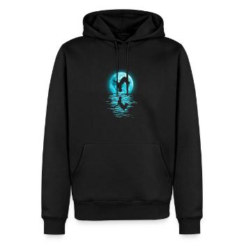 Parkour, Freerunning, Street Workout, Acrobatic - Männer Premium Bio Hoodie - Schwarz - Vorne - Nico (187cm)