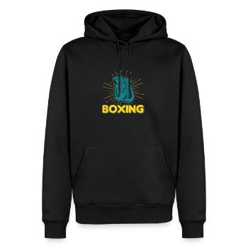 Boxen Martial Arts Boxing Box Club Boxer - Männer Premium Bio Hoodie - Schwarz - Vorne - Nico (187cm)