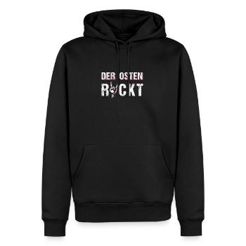 Punk Rock Pogo Anarchie Punks Punk Rocker Punk - Männer Premium Bio Hoodie - Schwarz - Vorne - Nico (187cm)