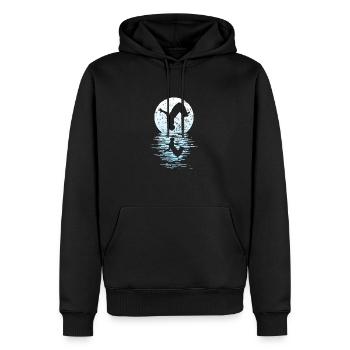Parkour, Freerunning, Street Workout, Acrobatic - Männer Premium Bio Hoodie - Schwarz - Vorne - Nico (187cm)