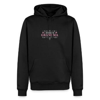 Super Nonna, petite-fille nièce pour la meilleure grand-mère - Sweat à capuche Premium bio Homme - noir - Devant - Nico (187cm)