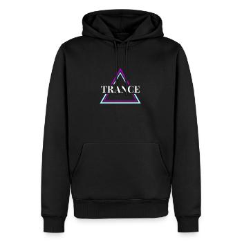 Trance House Party EDM Festival Goa Electro Rave - Männer Premium Bio Hoodie - Schwarz - Vorne - Nico (187cm)