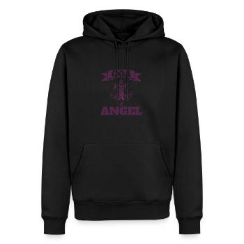 GOA Techno House Party EDM Festival Electro Rave - Männer Premium Bio Hoodie - Schwarz - Vorne - Nico (187cm)