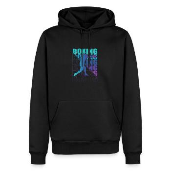 Boxen Martial Arts Boxing Box Club Boxer - Männer Premium Bio Hoodie - Schwarz - Vorne - Nico (187cm)