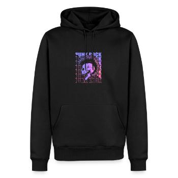 Punk Rock Pogo Anarchie Punks Punk Rocker Punk - Männer Premium Bio Hoodie - Schwarz - Vorne - Nico (187cm)
