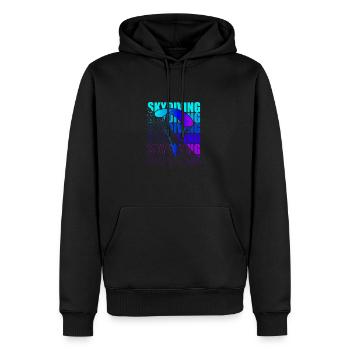Parachutisme Freefly Chemise Parachutisme - Sweat à capuche Premium bio Homme - noir - Devant - Nico (187cm)