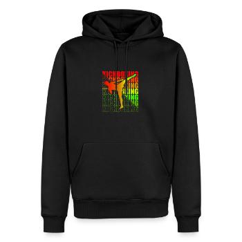 Kickboxer Martial Arts Kickboxing Kickboxen - Männer Premium Bio Hoodie - Schwarz - Vorne - Nico (187cm)