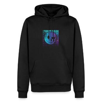 Zombie Horror Horror Film Festival + Halloween - Men’s Premium Organic Hoodie - black - Front - Nico (187cm)