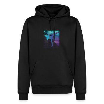 Kickboxer Martial Arts Kickboxing Kickboxen - Männer Premium Bio Hoodie - Schwarz - Vorne - Nico (187cm)