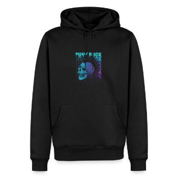 Punk Rock Pogo Anarchie Punks Punk Rocker Punk - Männer Premium Bio Hoodie - Schwarz - Vorne - Nico (187cm)
