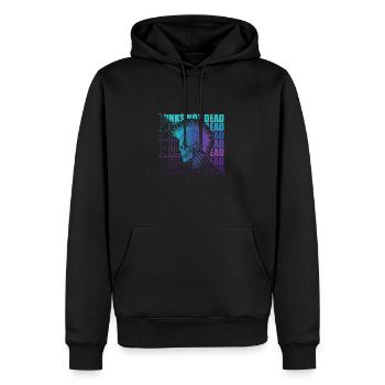 Punk Rock Pogo Anarchie Punks Punk Rocker Punk - Sweat à capuche Premium bio Homme - noir - Devant - Nico (187cm)