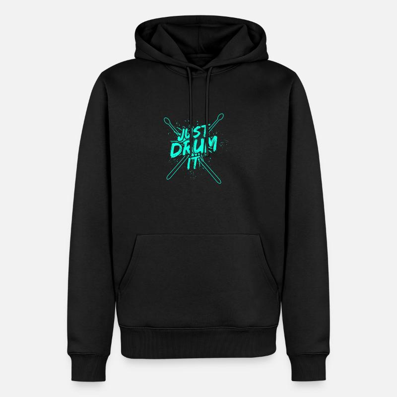 Batteurs Batteurs Batteurs Batteurs - Sweat à capuche Premium bio Homme - noir