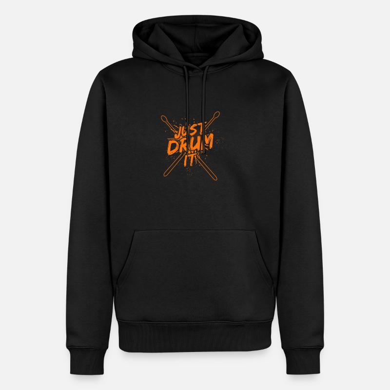 Drummers Drummers Drummers Drummers - Men’s Premium Organic Hoodie - black