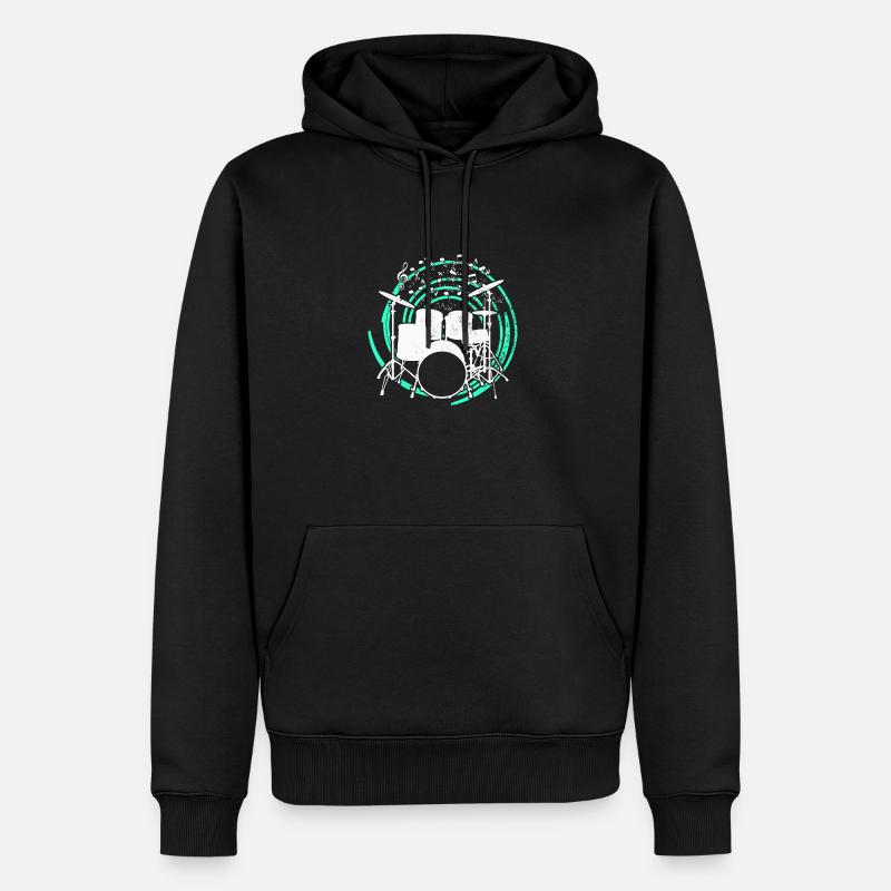 Drummers Drummers Drummers Drummers - Men’s Premium Organic Hoodie - black