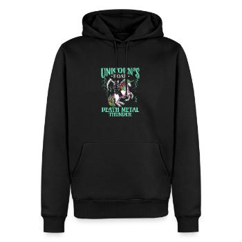 Goth Rock Satan Girl Woman Festivals Death Metal - Männer Premium Bio Hoodie - Schwarz - Vorne - Nico (187cm)