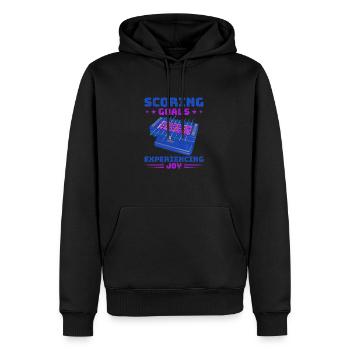 Foosball Gift Fans Wuzler Foosball - Men’s Premium Organic Hoodie - black - Front - Nico (187cm)
