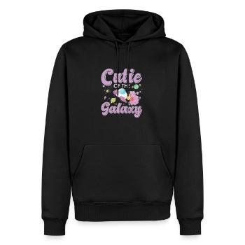 Mignon de la galaxie! Fille mignonne, enfants, petite fille - Sweat à capuche Premium bio Homme - noir - Devant - Nico (187cm)
