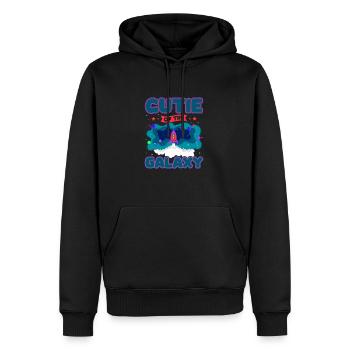 Mignon de la galaxie! Fille mignonne, enfants, petite fille - Sweat à capuche Premium bio Homme - noir - Devant - Nico (187cm)
