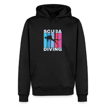 Plongée sous-marine, Plongée sous-marine, Vacances Sea Diver - Sweat à capuche Premium bio Homme - noir - Devant - Nico (187cm)