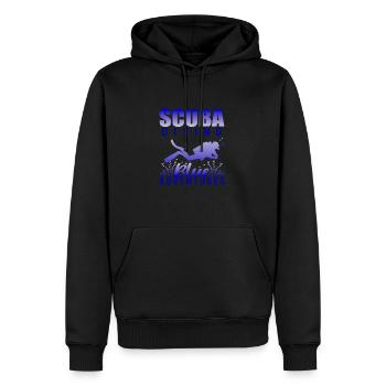 Plongée sous-marine, Plongée sous-marine, Vacances Sea Diver - Sweat à capuche Premium bio Homme - noir - Devant - Nico (187cm)