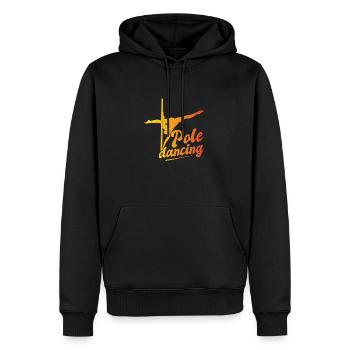 Pole Dance Dancer, Pole Dance, Pole Dancing - Men’s Premium Organic Hoodie - black - Front - Nico (187cm)