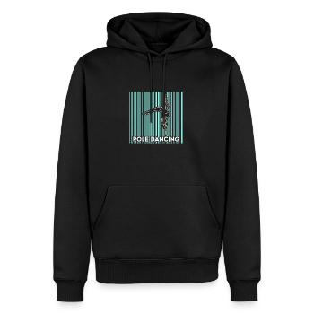 Pole Dance Dancer, Pole Dance, Pole Dancing - Men’s Premium Organic Hoodie - black - Front - Nico (187cm)