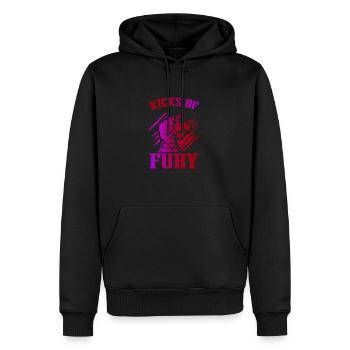 Kickboxer Martial Arts Kickboxing Kickboxen - Männer Premium Bio Hoodie - Schwarz - Vorne - Nico (187cm)