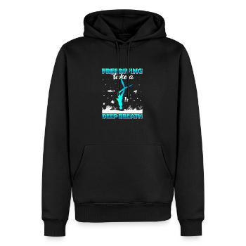 Plongée, Apnée Plongée, Apnée No Limit Apnée Apnée - Sweat à capuche Premium bio Homme - noir - Devant - Nico (187cm)