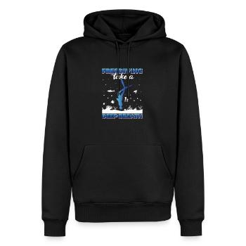 Plongée, Apnée Plongée, Apnée No Limit Apnée Apnée - Sweat à capuche Premium bio Homme - noir - Devant - Nico (187cm)