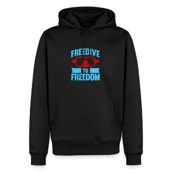 Plongée, Apnée Plongée, Apnée No Limit Apnée Apnée - Sweat à capuche Premium bio Homme - noir - Devant - Nico (187cm)