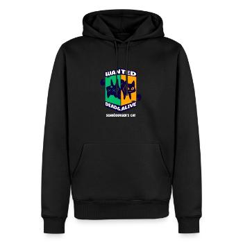Physik Quanten Nerd Dead + Alive Schrödingers - Männer Premium Bio Hoodie - Schwarz - Vorne - Nico (187cm)