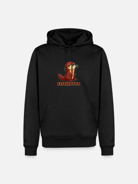 Otto Name, tenue Fischotto pour le jour du nom avec le nom - Sweat à capuche Premium bio Homme - noir