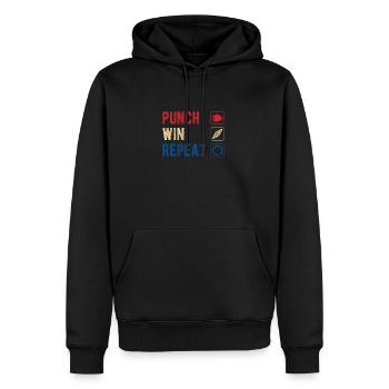 Boxen Martial Arts Boxing Box Club Boxer - Männer Premium Bio Hoodie - Schwarz - Vorne - Nico (187cm)