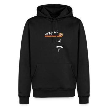 Skydive Freefly Fallschirmspringer Shirt Skydiving - Männer Premium Bio Hoodie - Schwarz - Vorne - Nico (187cm)
