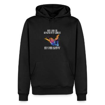 Skydive Freefly Fallschirmspringer Shirt Skydiving - Männer Premium Bio Hoodie - Schwarz - Vorne - Nico (187cm)