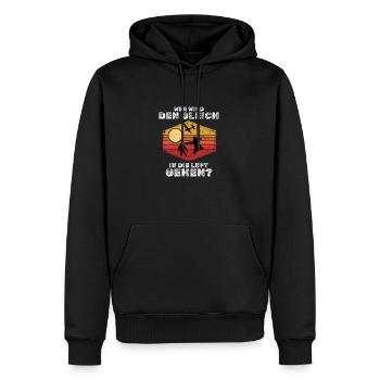 Skydive Freefly Fallschirmspringer Shirt Skydiving - Männer Premium Bio Hoodie - Schwarz - Vorne - Nico (187cm)
