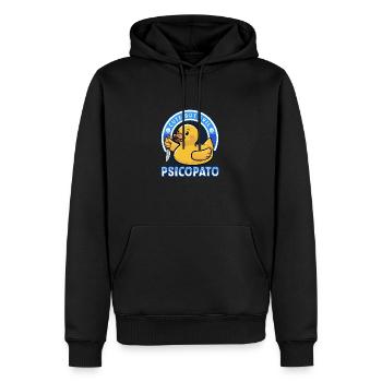 SÜSS ABER BÖSE: PSYCHOPAT Halloween Creepy Horror - Männer Premium Bio Hoodie - Schwarz - Vorne - Nico (187cm)