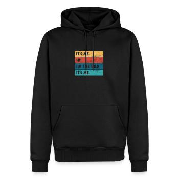 Funny Dad Perfektes Vater Vatertagsgeschenk - Männer Premium Bio Hoodie - Schwarz - Vorne - Nico (187cm)