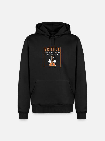Videnskabelig humor studerende, fysik, kemi - Herre Premium økologisk hoodie - sort