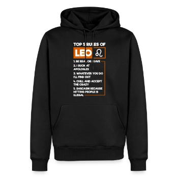 Sternzeichen Juli Aberglaube - Männer Premium Bio Hoodie - Schwarz - Vorne - Nico (187cm)