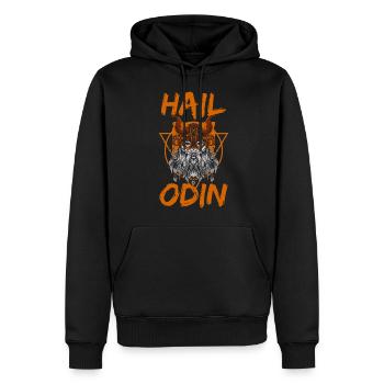Thor Viking Blitz Mythologie - Männer Premium Bio Hoodie - Schwarz - Vorne - Nico (187cm)