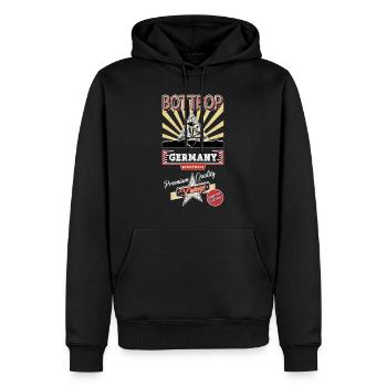 Bottrop Deutschland Stadt Skyline Vintage Retro - Männer Premium Bio Hoodie - Schwarz - Vorne - Nico (187cm)