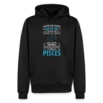 Sternzeichen Geburtstag Aberglaube - Männer Premium Bio Hoodie - Schwarz - Vorne - Nico (187cm)
