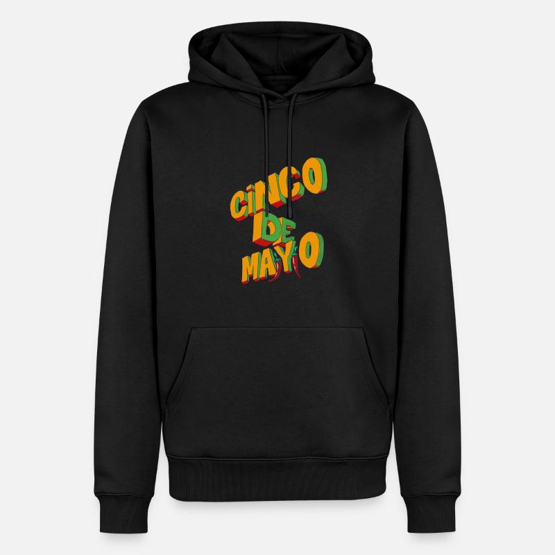 Conco de Mayo - Sweat à capuche Premium bio Homme - noir