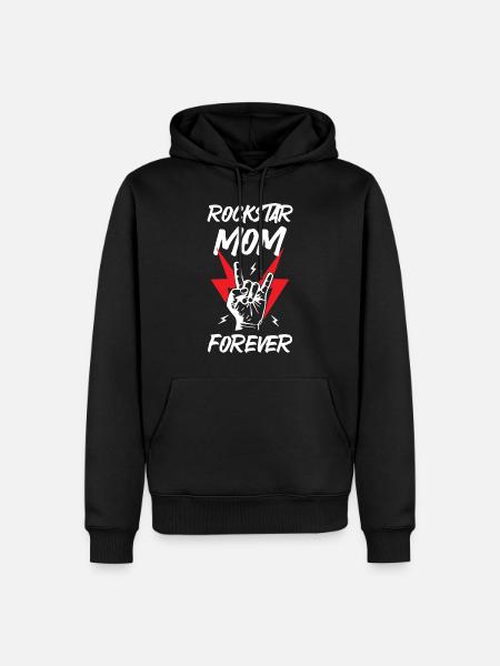 Rockstars Mom Forever - Men’s Premium Organic Hoodie - black