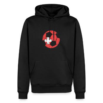 Suisse Suisse Suisse Allemande - Sweat à capuche Premium bio Homme - noir - Devant - Nico (187cm)