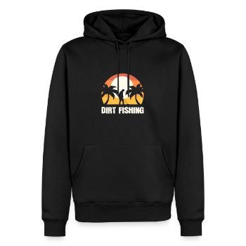 Metalldetektor - Männer Premium Bio Hoodie - Schwarz - Vorne - Nico (187cm)