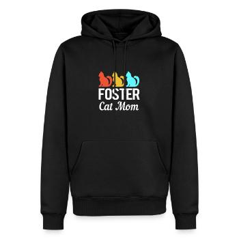 Sauvetage des animaux Droits des animaux Refuge pour animaux de sauvetage des animaux - Sweat à capuche Premium bio Homme - noir - Devant - Nico (187cm)