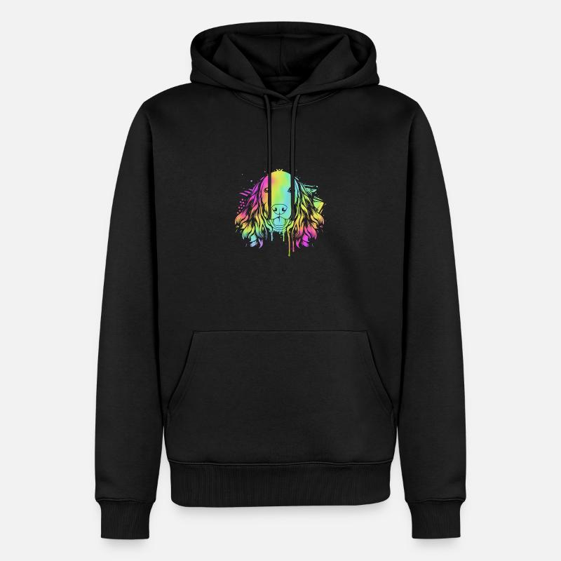 Cocker Spaniel - Männer Premium Bio Hoodie - Schwarz